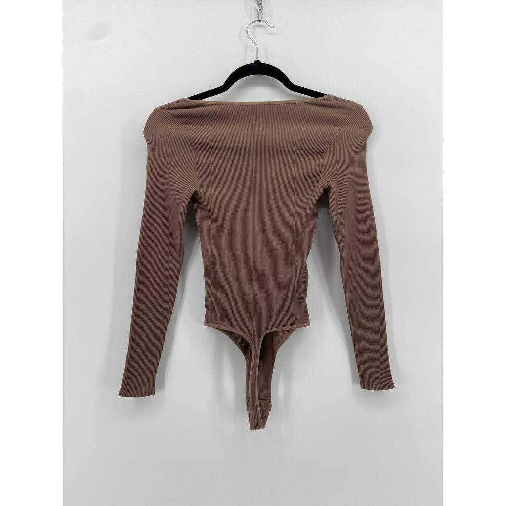 Free People Intimately Brown Bodycon Thong Bodysuit - Picture 3 of 3